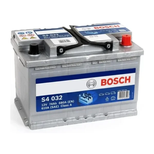 Bosch S4 032 Silver 12 V 74 Ah 680 A Akü