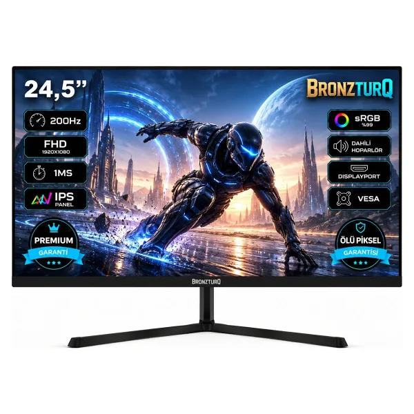 Bronzturq BTQ245FHD-A4 24.5" 1 ms Full HD 200 Hz Oyuncu Monitörü