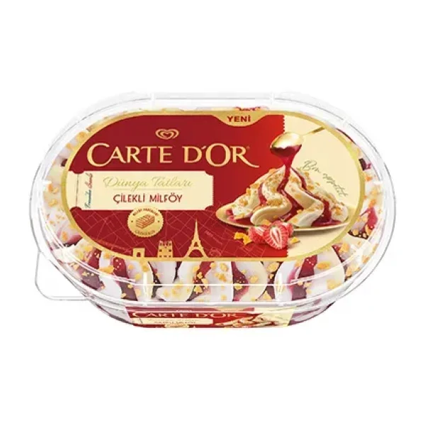 Carte d'Or Dünya Tatları Çilekli Milföy 800 ml