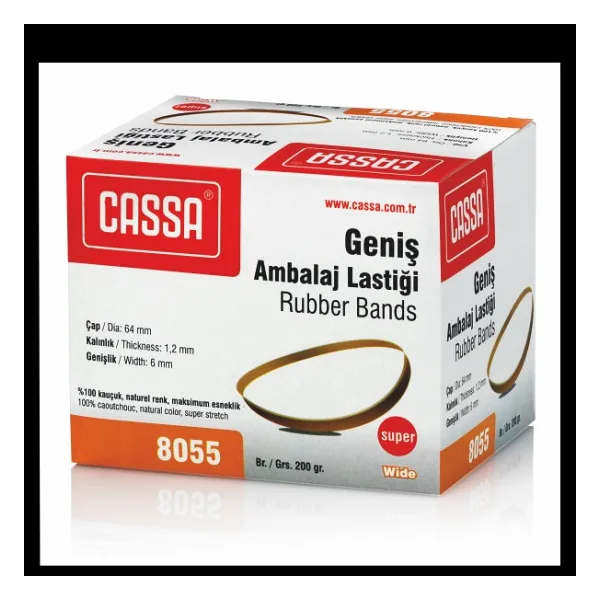 Cassa 8055 Ambalaj Lastiği Kauçuk 200Gr Geniş