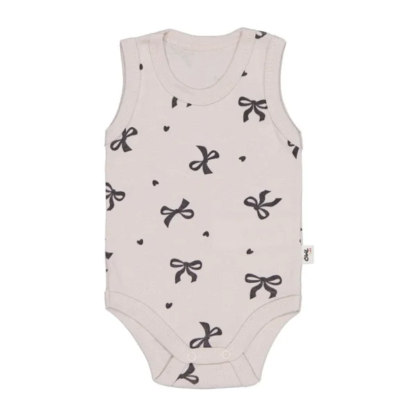 Civil Baby Fiyonk Empirme 1-36 Ay Çıtçıtlı Badi - Bej 3-4 Yaş