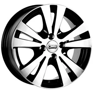 Cms-603-04 6.5x15"-4x108 Et15 65.1 Diamond Black Gloss Jant 4 Adet