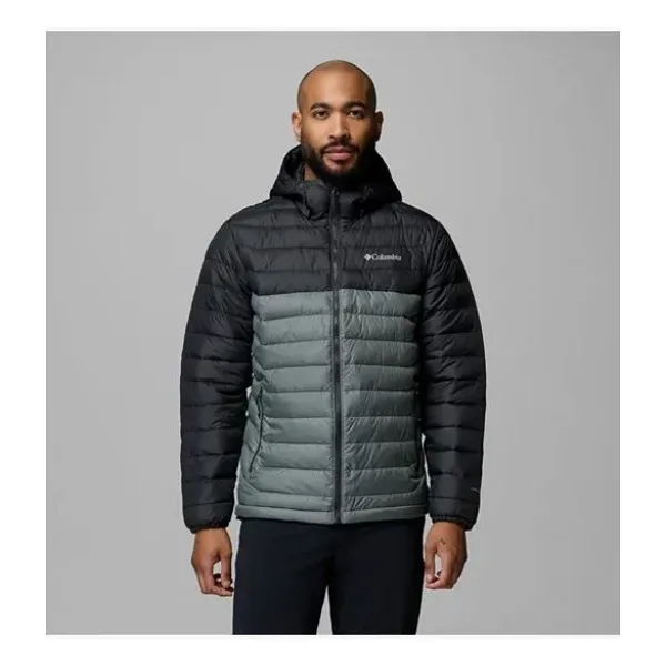 Columbia Powder Lite II WO6272 Kapüşonlu Erkek Şişme Mont