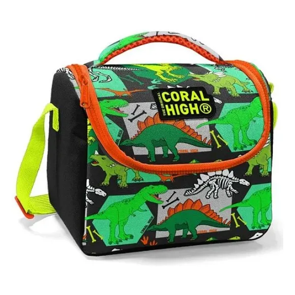 Coral High 11832 Dinozor Desenli Termoslu Beslenme Çantası