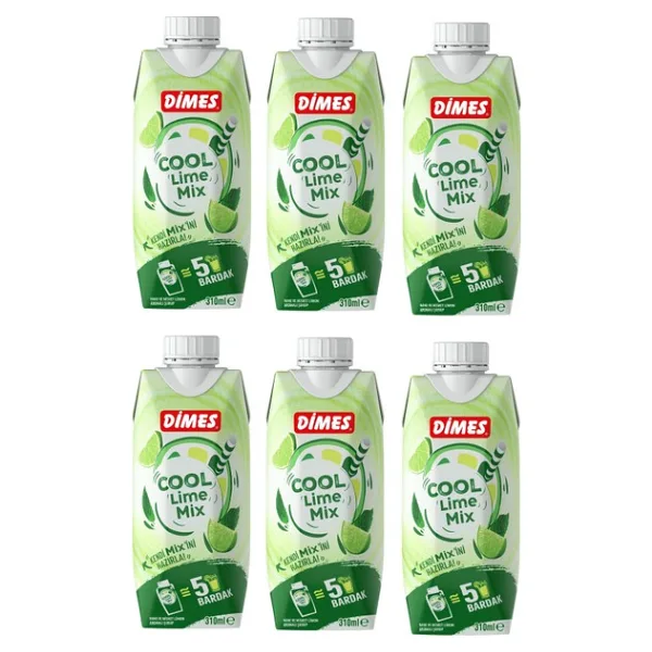 Dimes Cool Lime Mix 310 ml 6'lı Paket - 1,8 lt