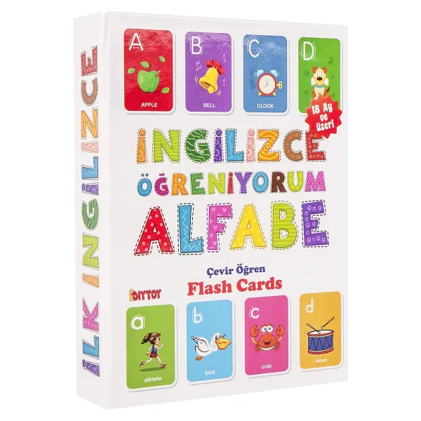Diytoy İngilizce Alfabe Flash Cards 18 Ay+