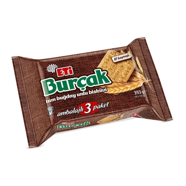 Eti Burçak Klasik Bisküvi 3x131 gr