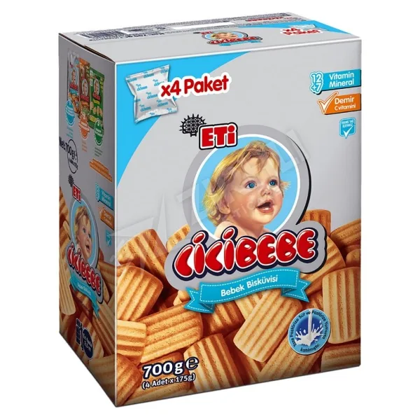 Eti Cicibebe Bisküvi 700 gr 2 Adet