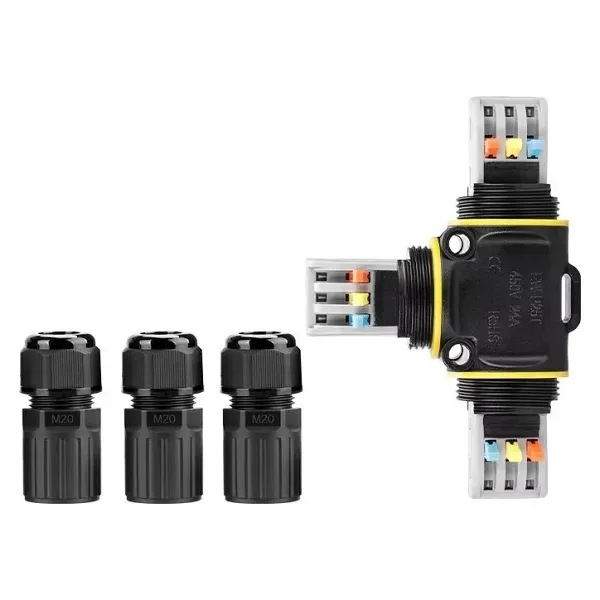 EW-P25T-3P T-Tip 3-Pin Su Geçirmez Konnektör