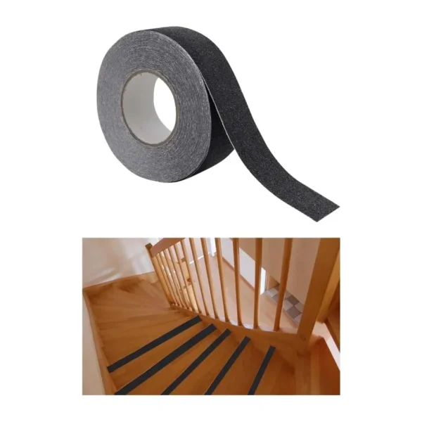 EYM Merdiven Zemin Kaydırmaz Bant 50 Mm X 25 Mt Siyah