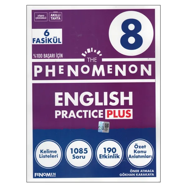 Fenomen Okul Yayınları 8. Sınıf The Phenomenon Englısh Practıce Plus (6 Fasikül)