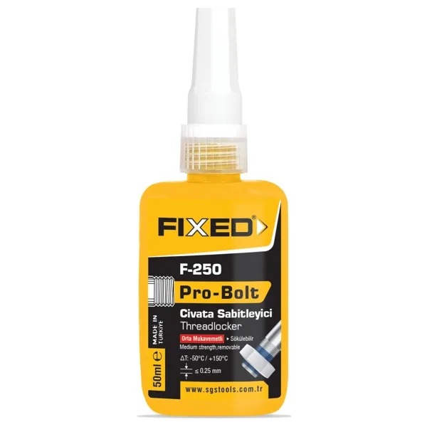 Fixed F250 Pro-Bolt 50 ml Orta Mukavemetli Civata Sabitleyici