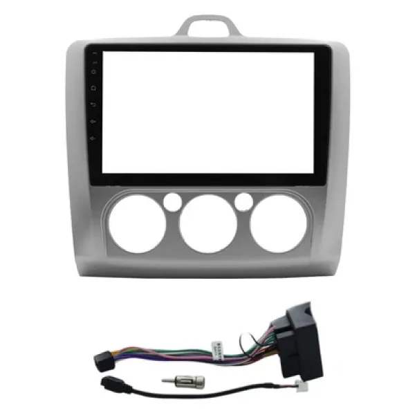 FORD FOCUS 2 MANUEL 1999-2008 UYUMLU 9 INC ANDROID MULTİMEDYA ÇERÇEVESİ - SOKET