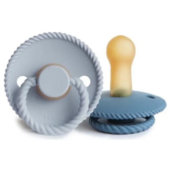 Frigg Rope İkili Kauçuk 6-18 Ay Emzik Ocean View-Powder Blue