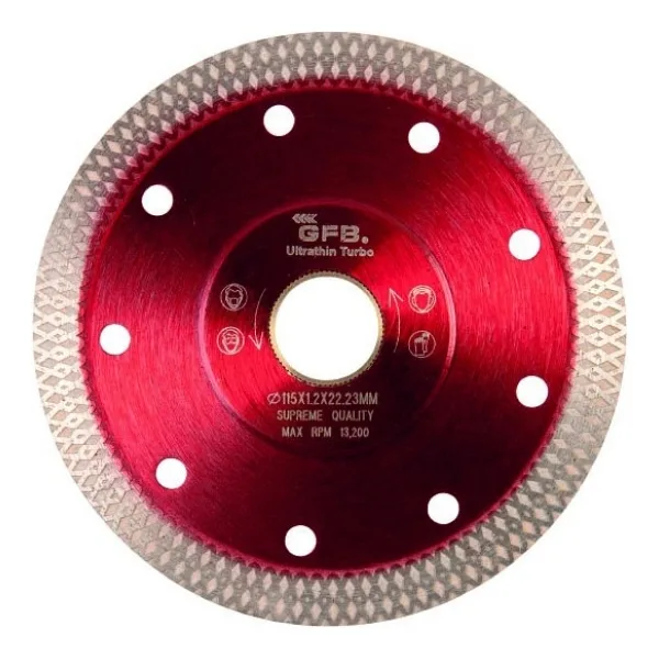 Gfb Hassas Kesim Ince Turbo Elmas Seramik-Fayans Kesici 115MM