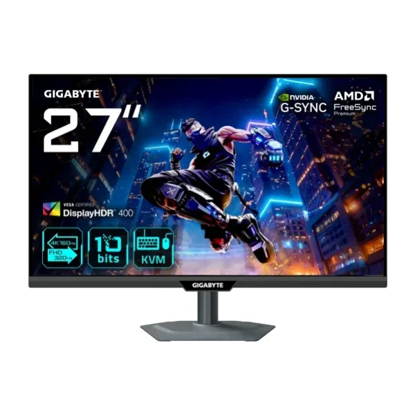 Gigabyte M27UP 27" 1 ms 4K 160 Hz - Full HD 320 Hz Pivot IPS Oyuncu Monitörü