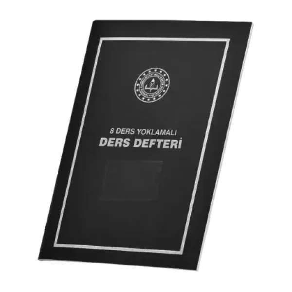 Gülpaş 8 Ders Yoklamalı Ders Defteri Siyah Plastik Kapak 388
