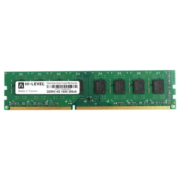 HI-LEVEL 4GB 1600MHz DDR3 PC Ram HLV-PC12800D3/4G