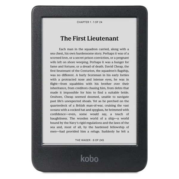 Kobo Clara BW 6" E Kitap Okuyucu 16 GB Depolama Kapasitesi ile Parlama Yapmayan Ekran - Siyah