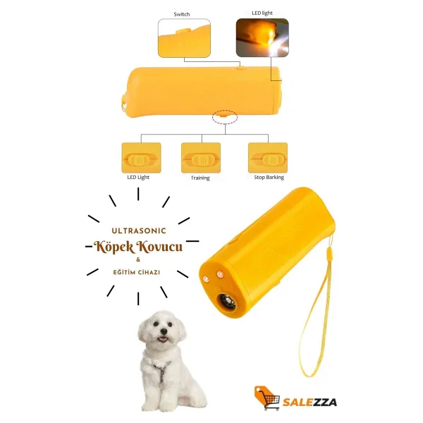 Köpek Engelleyici-Ultrasonik Kedi Köpek Uzaklaştırma Ses Cihazı Ultrasonik Köpek Eğitim Cihazı