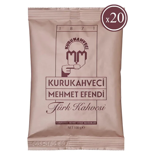 Kurukahveci Mehmet Efendi Türk Kahvesi 100 gr 20'li