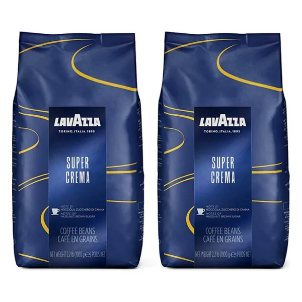 Lavazza Super Crema Çekirdek Kahve 1 Kgx2 Adet - Çekirdek (Öğütülmemiş)