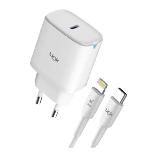 LinkTech C313 30 W Lightning Kablolu Hızlı Şarj Aleti