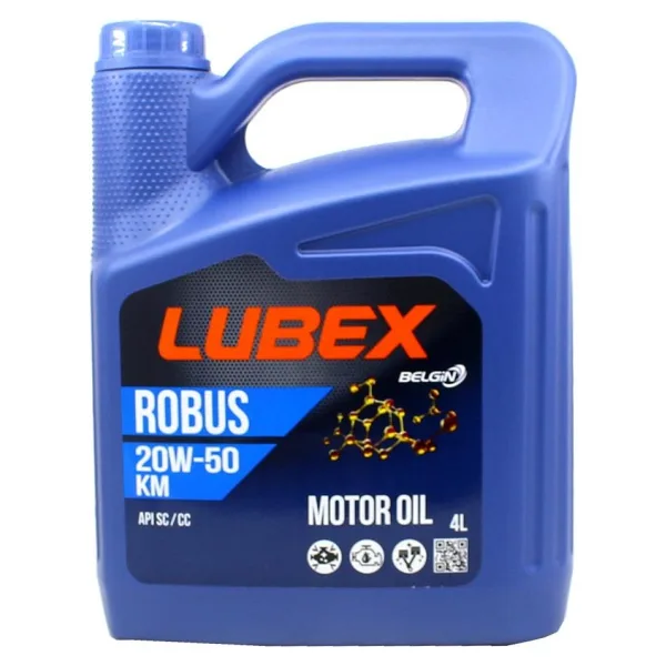 Lubex Robus KM 20W-50 4 lt Mineral Motor Yağı