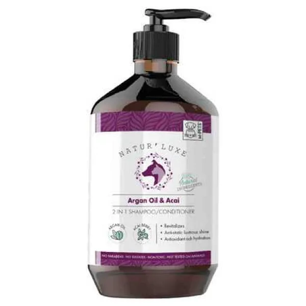 M-Pets Naturluxe Argan Yağı ve Açai Özlü Köpek Şampuanı 500 Ml