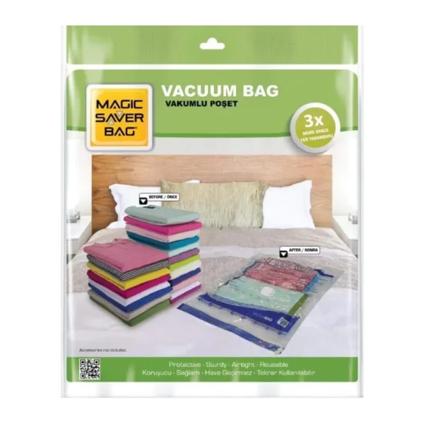 Magic Saver Bag 5'li Vakumlu Poşet Seti 1
