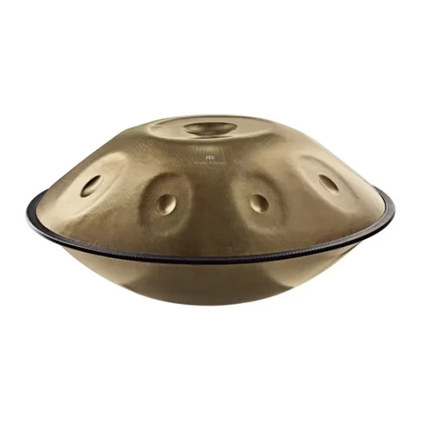 Meinl Sonic Energy HPSTL90 Stainless Steel D Kurd 9 Note Handpan (Vintage Gold)