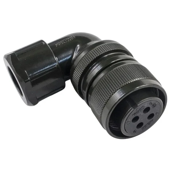 MS-3108A 4-Pin 18-10S Dirsek Tip Su Geçirmez Konnektör