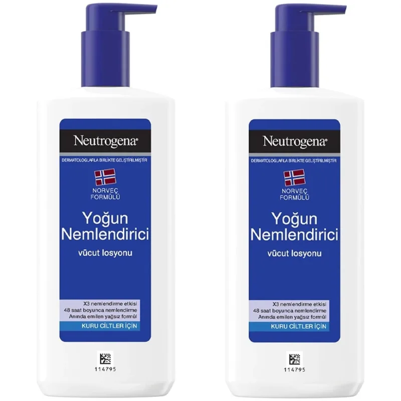 Neutrogena Yoğun Nemlendirici Vücut Losyonu 250 ml 2 Adet