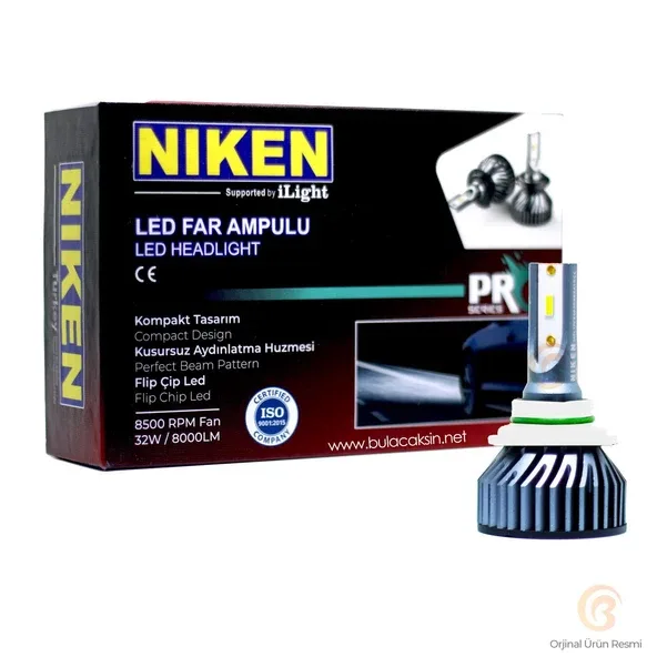 Niken Pro Serisi Led Xenon Zenon H1 H3 H4 H7 H11 H15 H27 Hb3 Hb4 H27 Pro Serisi