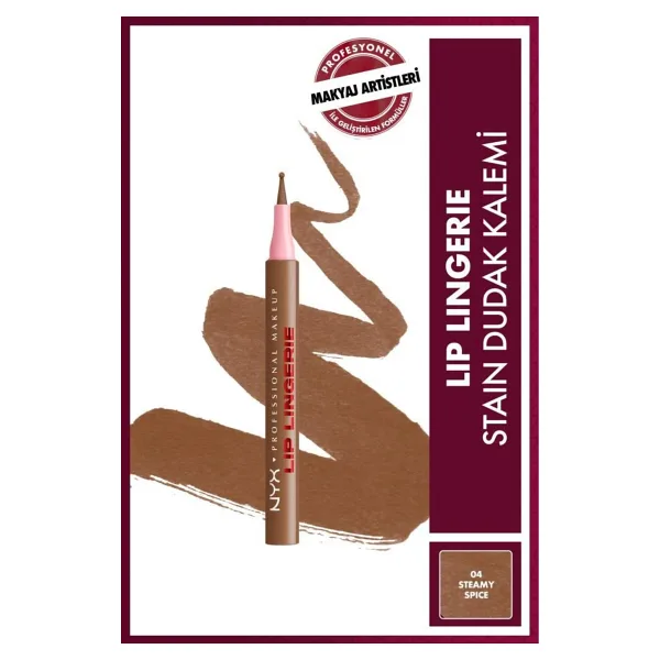 Nyx Professional Makeup Lip Lingerie Stain 04 Steamy Spice Dudak Kalemi