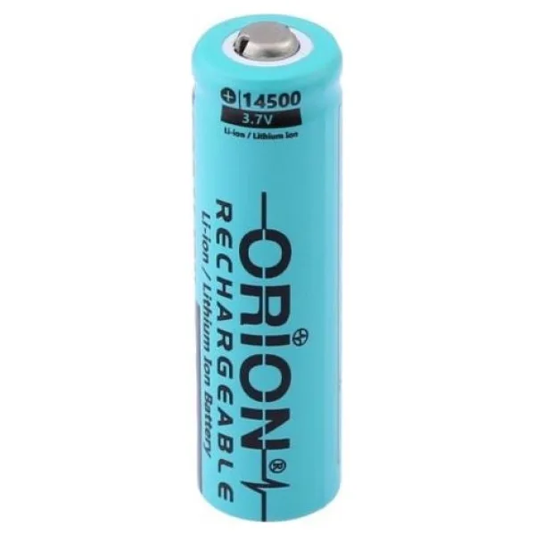 Orion 14500 3.7 V 900 Mah Şarjlı Li-Ion Pil (Başlı)