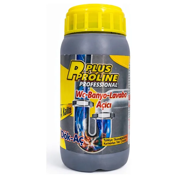 P PLUS PROLİNE Plus Proline Dök-aç Lavabo Banyo Wc Gider Açıcı 500 Gr