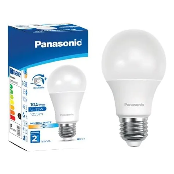 Panasonic Dimmerli 10.5 W-75 W E27 LED Ampul