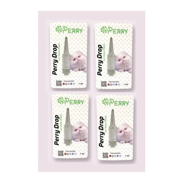 Perry Drop Kedi Deri Bakım Damlası 1ml 4 Adet