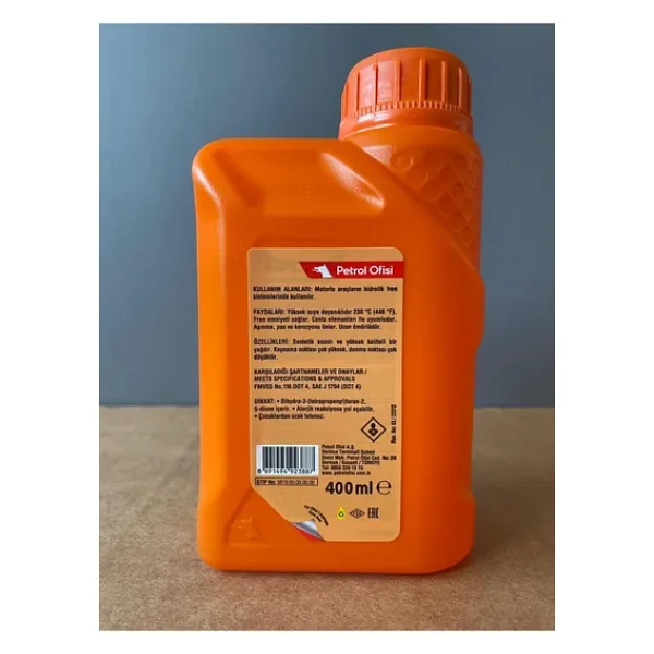 Petrol Ofisi Dot 4 Hidrolik Fren Yağı 400 ml
