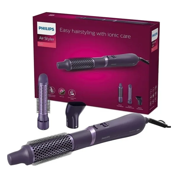 Philips Airstyler 3000, 3 Stil Eki, 800g Sıcak Hava Fırçası