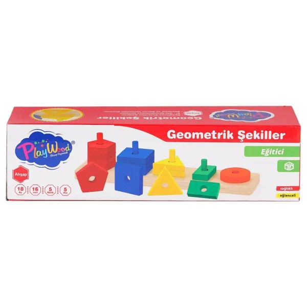 PlayWood Ahşap Geometrik Şekiller Ony-305