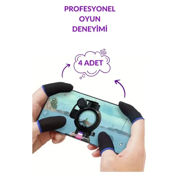 Pubg Parmaklık Eldiveni Keskin Kontrol ve Konfor Oyun Performansı Arttırır Dayanıklı Oyuncu Tercihi
