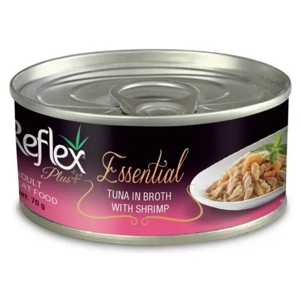 Reflex Plus Essential Ton Balıklı ve Karidesli 70 gr Yetişkin Konserve Kedi Maması
