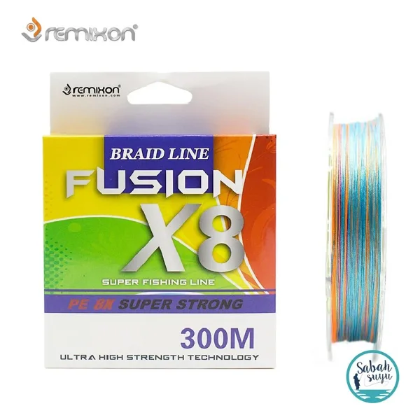 Remixon Fusion 8X 300 m 0.13 mm 6.8 kg Multicolor İp Misina