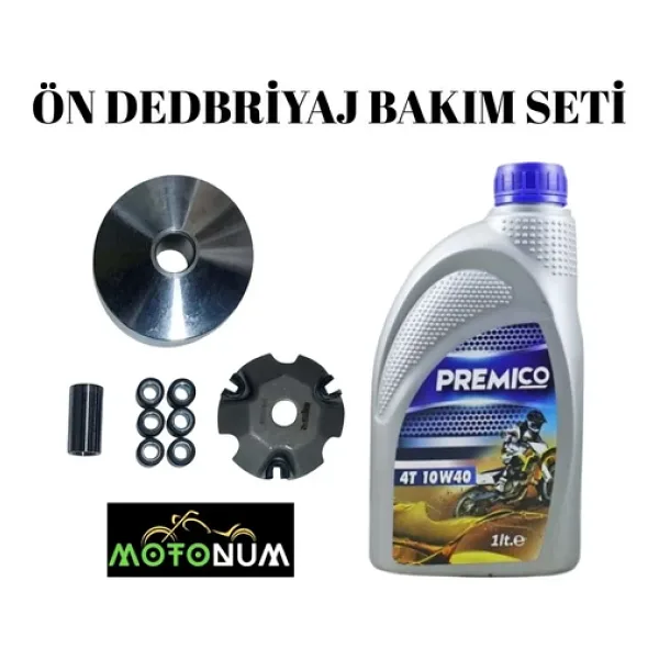 Rks Dark Blue Yarım Ön Varyatör Yağlı Bakım Seti Premico 10W40 M2120