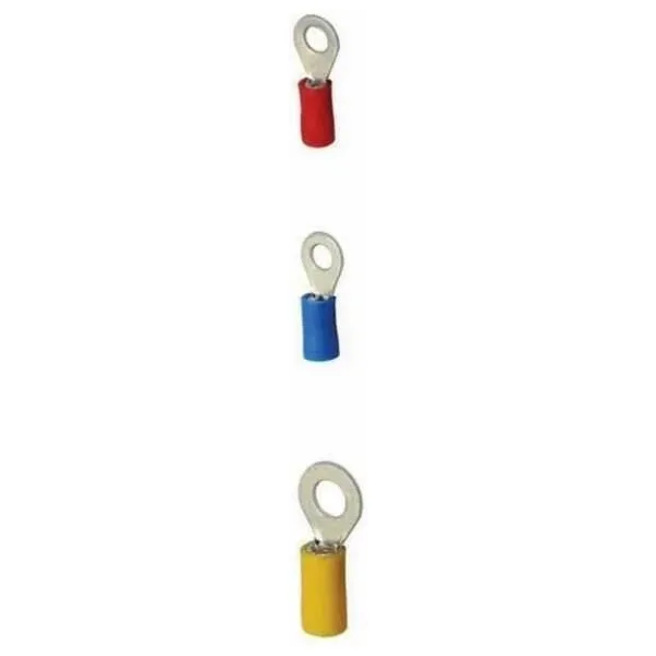 RV 5.5-5 4.0-6.0 mm Sarı Yuvarlak Tip İzoleli Kablo Ucu 10 Adet