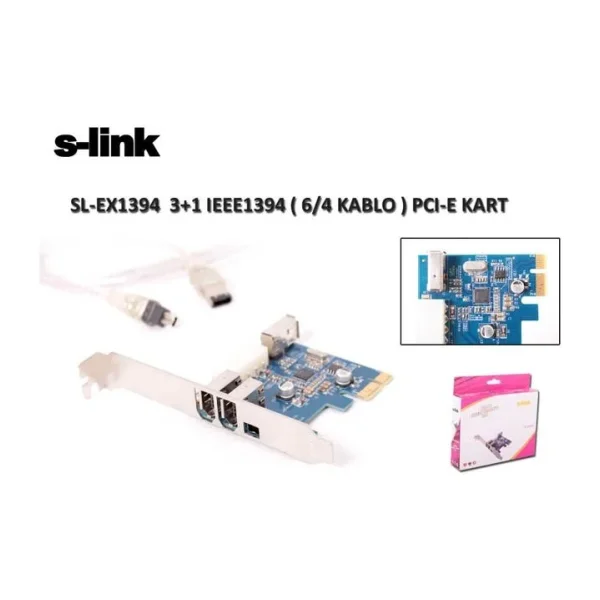 S-Link Sl-Ex1394 Firewire Pcı Dönüştürücü