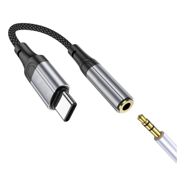 Samsung A53 A54 A55 A56 Type C 3.5Mm Çevirici Jack Aparat Kulaklık Dönüştürücü Type-C