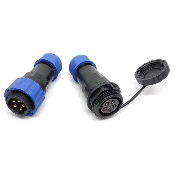 SD20 5 Pin 20mm Su Geçirmez Konnektör Takımı